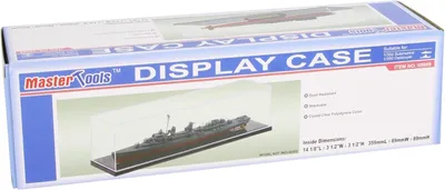 Imagen del producto de Vitrina a prueba de polvo, apilable, de 359 x 89 x 89 mm, ideal para colecciones