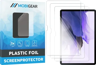 Produktbild von Mobigear  Samsung Galaxy Tab S7 FE Displayschutz Schutzfolie - Hüllenfreundlich (3er Pack)