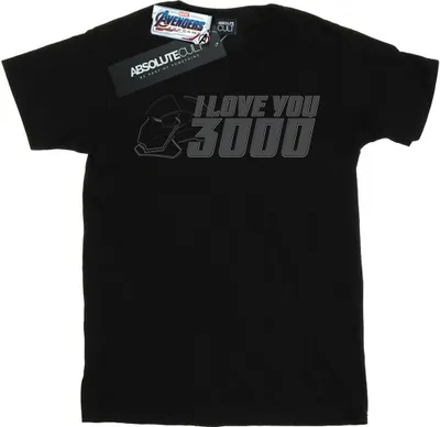 Produktbild von Marvel - "Avengers Endgame I Love You 3000" T-Shirt für Herren BI9281 (M) (Schwarz)