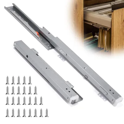 Productafbeelding van Solidchoice - 2 x 30 cm Volledig Uittrekbare Lade Rails met Softclose