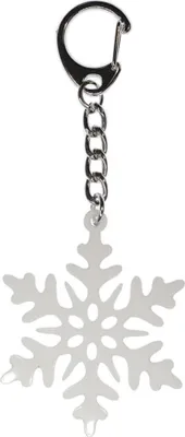 Produktbild von Schneeflocke Schlüsselanhänger Miniblings Anhänger Schlüsselring Eisblume Winter