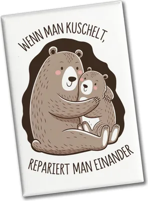 Produktbild von Kuscheln repariert Souvenir Souvenir Magnet mit niedlichen Bären