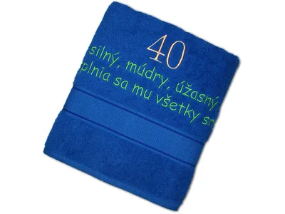 Obrázok produktu pre Osuška k 40-tke pre muža