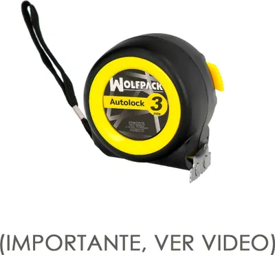 Image de Système Flexometer-Autolock avec frein automatique, longueur 3 mètres, largeur de bande 16 mm. Magnétique. Mètre à ruban à freinage automatique