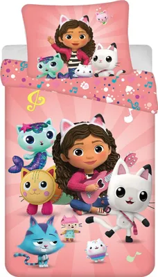 Obrázok produktu pre Posteľná bielizeň Gabbys Dollhouse 02 140x200, 70x90 cm