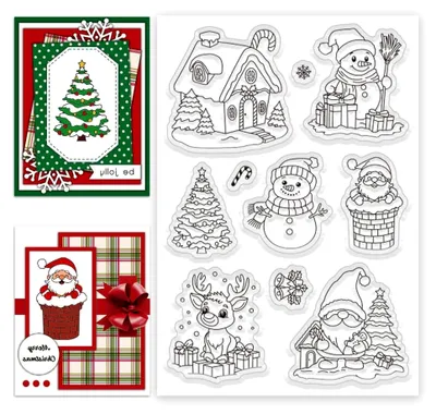 Produktbild von Weihnachtsmotiv Klarsichtstempel für die Kartenherstellung