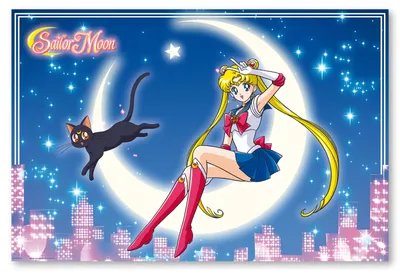 Produktbild von Sailor Moon Poster Sailor Moon & Luna 91,5 x 61 cm