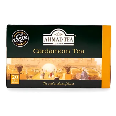 Immagine prodotto di Tè Ahmad - Tè nero al cardamomo 40 g, 20 bustine