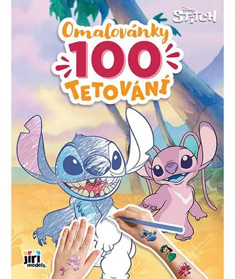 Produktbild von Malbuch und 100 Lilo & Stitch Tattoos
