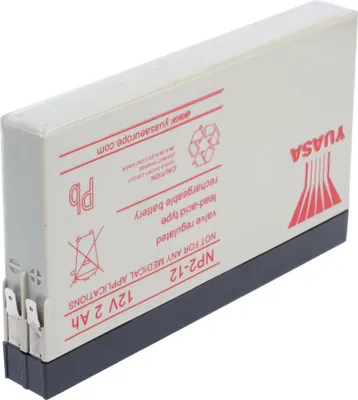 Produktbild von YUASA NP2-12 Akku Blei PB 12 Volt 2000mAh, nicht mehr lieferbar, dafür liefern wir einen baugleichen Akku