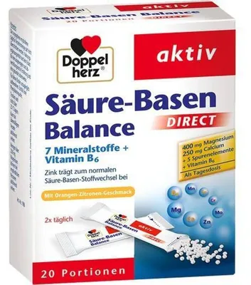 Productafbeelding van DOPPELHERZ Zuur-Base Balans DIRECT tabletten