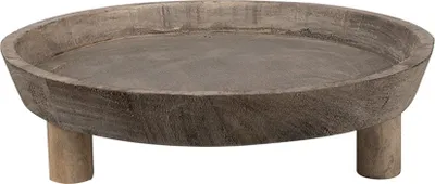 Obrázok produktu pre Clayre & Eef Dekoračná miska Ø 26x7 cm Hnedé drevo