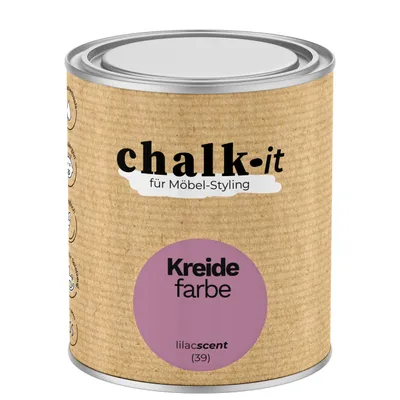 Produktbild von Kreidefarbe Chalk-it (39) Lilac Scent 0,75L Shaby Chic Möbel Holzlack Natur Vintage Möbellack