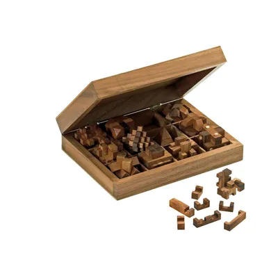Zdjęcie produktu dla Philos Puzzle Edition, drewniana gra planszowa, dla 1–2 graczy, od 8 lat