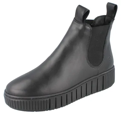 Produktbild von TAMARIS Damen Chelsea Boot schwarz black Glattleder - Größe: 37