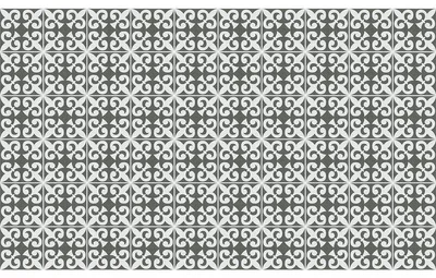 Obrázek produktu pro Samolepicí obkladové nálepky do kuchyně a koupelny – 60 cementových obkladových nálepek Azulejos Mianina – 60 nálepek o rozměrech 20 x 20 cm