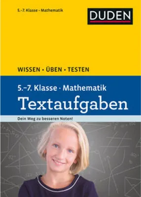 Produktbild von Wissen - Üben - Testen: Mathematik Textaufgaben 5. bis 7. Klasse