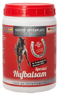 Produktbild von Gustav Optenplatz Pflegemittel Hufbalsam Spezial Hufffett