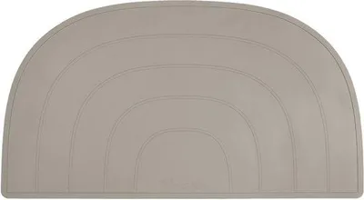 Obrázok produktu pre Ibenzoa® Silikónová podložka pod taniere s motívom dúhy pre deti – protišmyková podložka na stôl, 47 x 26 x 0,3 cm, vhodná do umývačky riadu