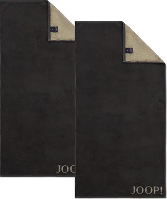 Produktbild von 2 Stück Joop! Handtuch Classic 1720-73 schiefer 50x100