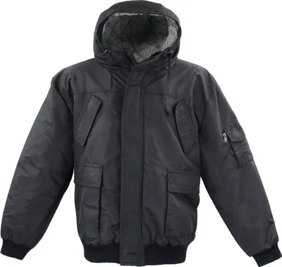 Produktbild von Übergrössen Schicker Winterblouson LAVECCHIA in Schwarz LV-705 4XL