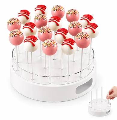 Productafbeelding van Cake Pop stokjes, cake pop standaard met 22 gaten