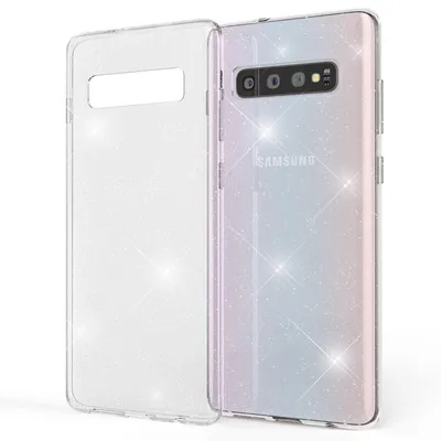 Obrázek produktu pro NALIA Glitter Case kompatibilní s Samsung Galaxy S10, Glitter Case Kryt na mobilní telefon Transparentní
