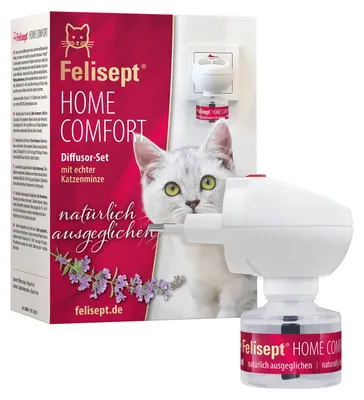 Produktbild von Steckdosen-Verdampfer Felisept Home Comfort Set Katze 30 ml