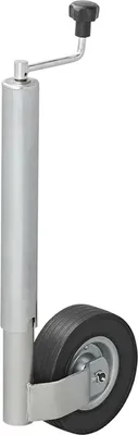 Produktbild von Stützrad 60mm Metall-Felge mit Vollgummi-Reifen 220x65mm
