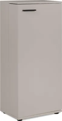 Produktbild von Schuhschrank Satine - 50x34x110cm - 1 Tür - beige
