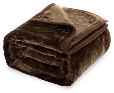 Obrázek produktu pro Posteloholici 1268796 Hřejivá deka Yasemin 70 x 160 cm, tmavě hnědá