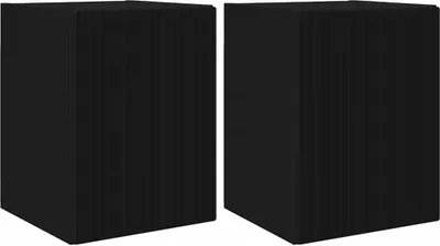 Zdjęcie produktu dla Szafka pod telewizor 2 pcs Czarny 30 x 31 x 40 cm