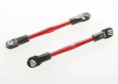 Produktbild von TRAXXAS Gewindestangen L/R 59mm Alu rot TRX3139X