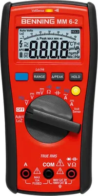 Zdjęcie produktu dla Multimetr cyfrowy MM 6-2 Benning | 4014651440876