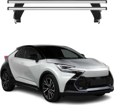 Obrázek produktu pro Základní nosič střešního nosiče Menabo pro Toyota C-HR mk2 2023-2025 hliníková šedá 2ks