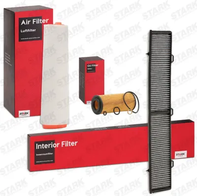 Produktbild von STARK Filterset Inspektionspaket Filtersatz für VW Golf VII Schrägheck (5G1, BQ1, BE1, BE2) für BMW 3 Touring (E91) 3 Limousine (E90) 3 Limousine