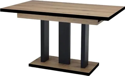 Zdjęcie produktu dla Stół rozkładany APPIA BLACK 130(210)x80 dąb evoke