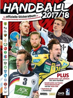 Obrázek produktu pro Házená Bundesliga 2017/18 sběratelské samolepky - 1 album
