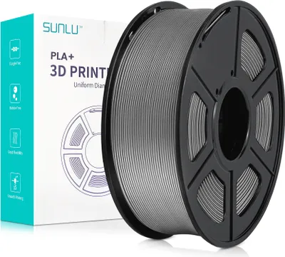 Produktbild von Sunlu PLA+ Filament Grey 1.75mm 1kg