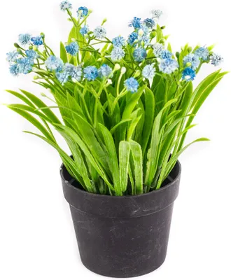 Zdjęcie produktu dla SZTUCZNE KWIATY W DONICZCE trawa 23cm RÓŻNE KOLORY