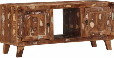 Obrázok produktu pre TV skrinka 105x46x32 cm Rekultivované masívne drevo