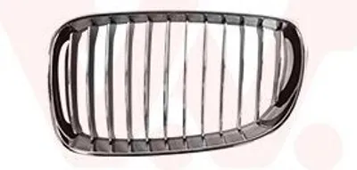Produktbild von VAN WEZEL 0628513 Kühlergrill Frontgrill für BMW 1 Schrägheck (E87) Links Chrom/Schwarz