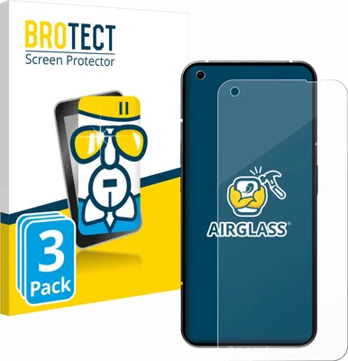 Produktbild von 3x BROTECT Schutzglas für Nothing Phone (1) Schutzfolie Panzer Folie Glas Display Schutz klar