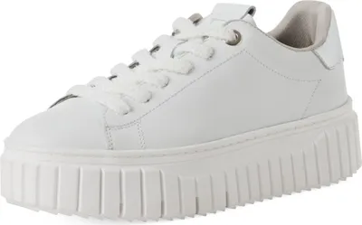 Produktbild von Tamaris Damen Leder Sneaker 1-23702-45 197 Frauen Low Top Schuhe M2370245 Weiß, Schuhgröße:40 EU