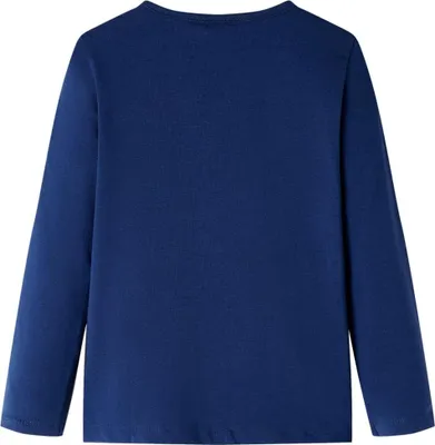 Produktbild von vidaXL Kinder-Langarmshirt Marineblau 92