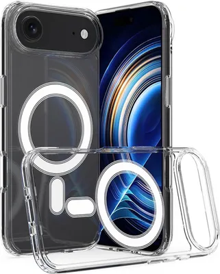 Image de Coque de protection hybride pour Apple iPhone 17, en acrylique et TPU, transparente