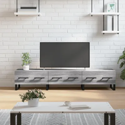 Obrázek produktu pro vidaXL TV skříňka Grey Sonoma 150x36x30 cm Dřevěný materiál