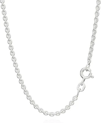 Produktbild von 55cm Ankerkette 925 Sterlingsilber Kette Rund Massiv Collier 7,1g 2,40mm 8905