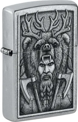 Produktbild von Feuerzeug Zippo Barbarian Warrior Herren Mehrfarbig Metall