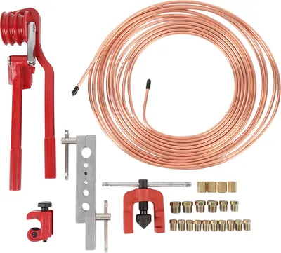 Productafbeelding van Remleiding set van 3/16 inch. Professionele koperen coatingtool voor de meeste hydraulische remsystemen en transmissies
